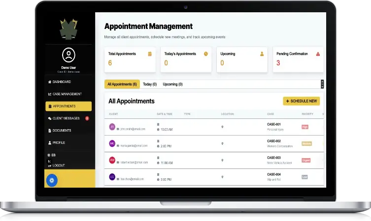 AI-Powered Legal Case Management App